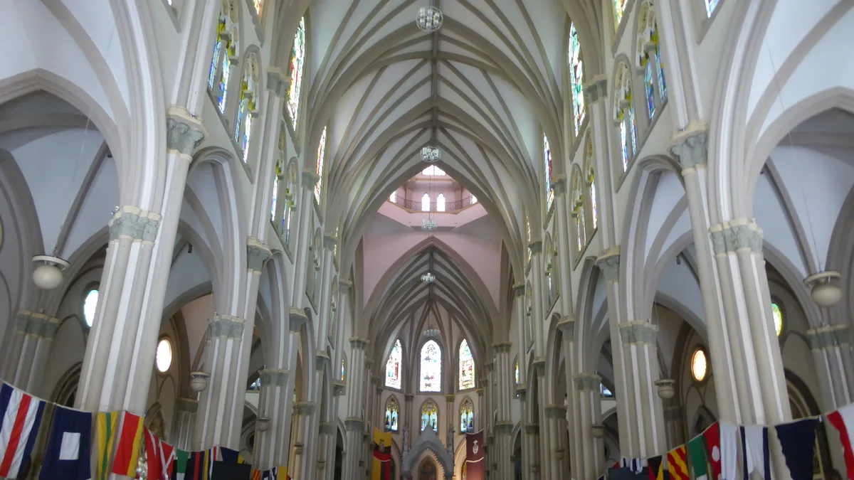 Interior of Guayaquil Cathedral, 2015 archive photograph