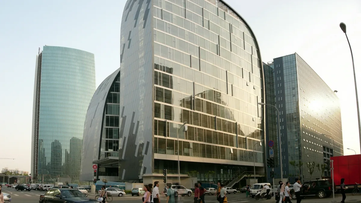 Historic view of Beijing Zhongguancun technology district