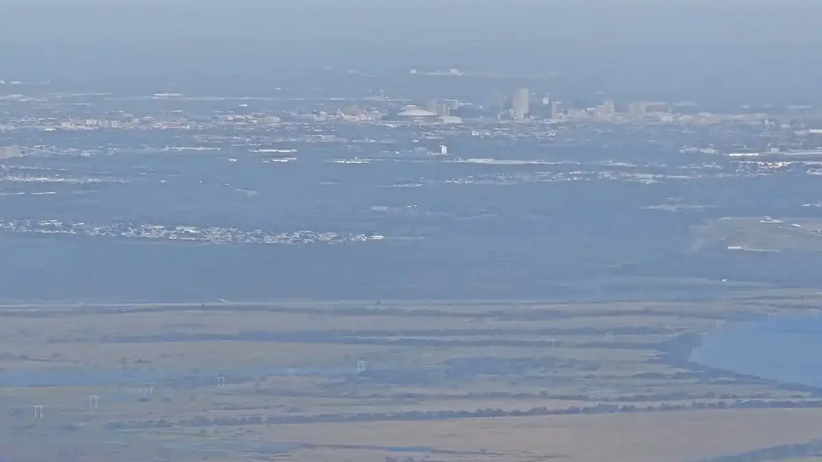 Archive photograph: Louisiana wetlands and marshes, pictured in 2024. This does not show BP facilities or the oil spill