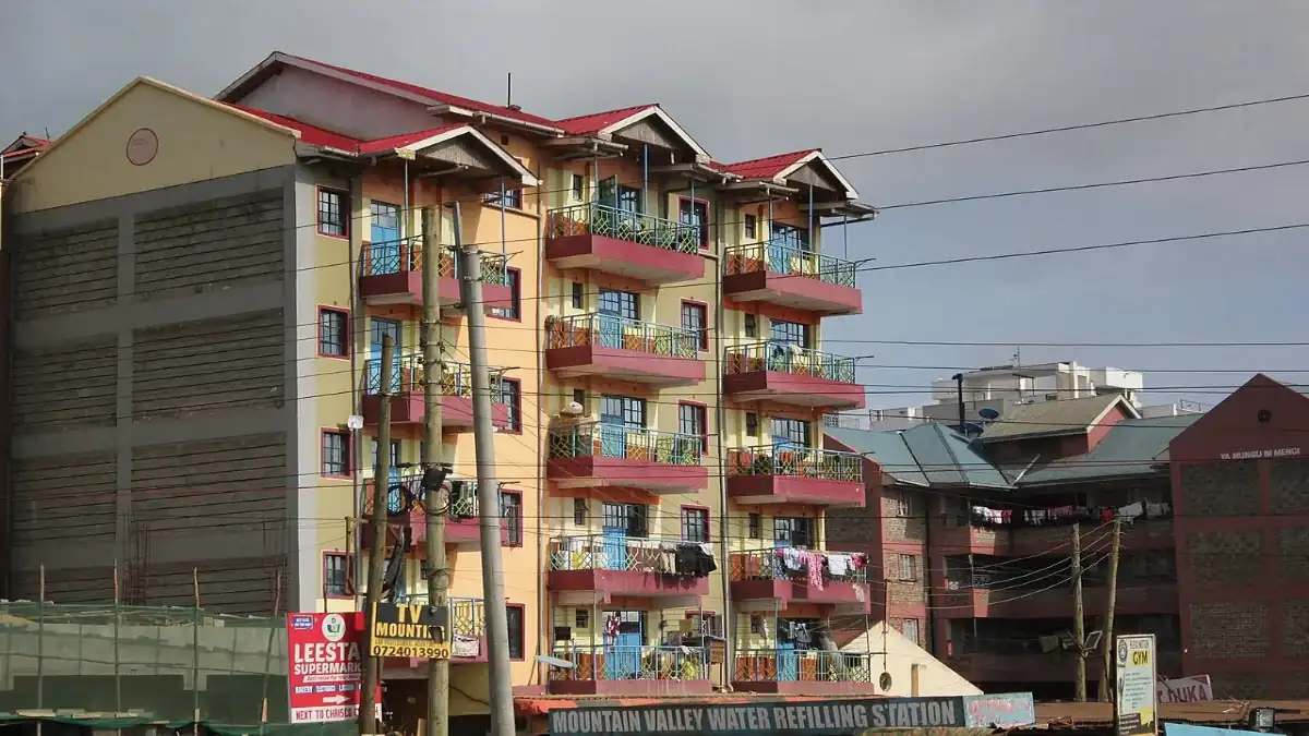 Fotografía de archivo: Edificio residencial en Nairobi fotografiado en 2023