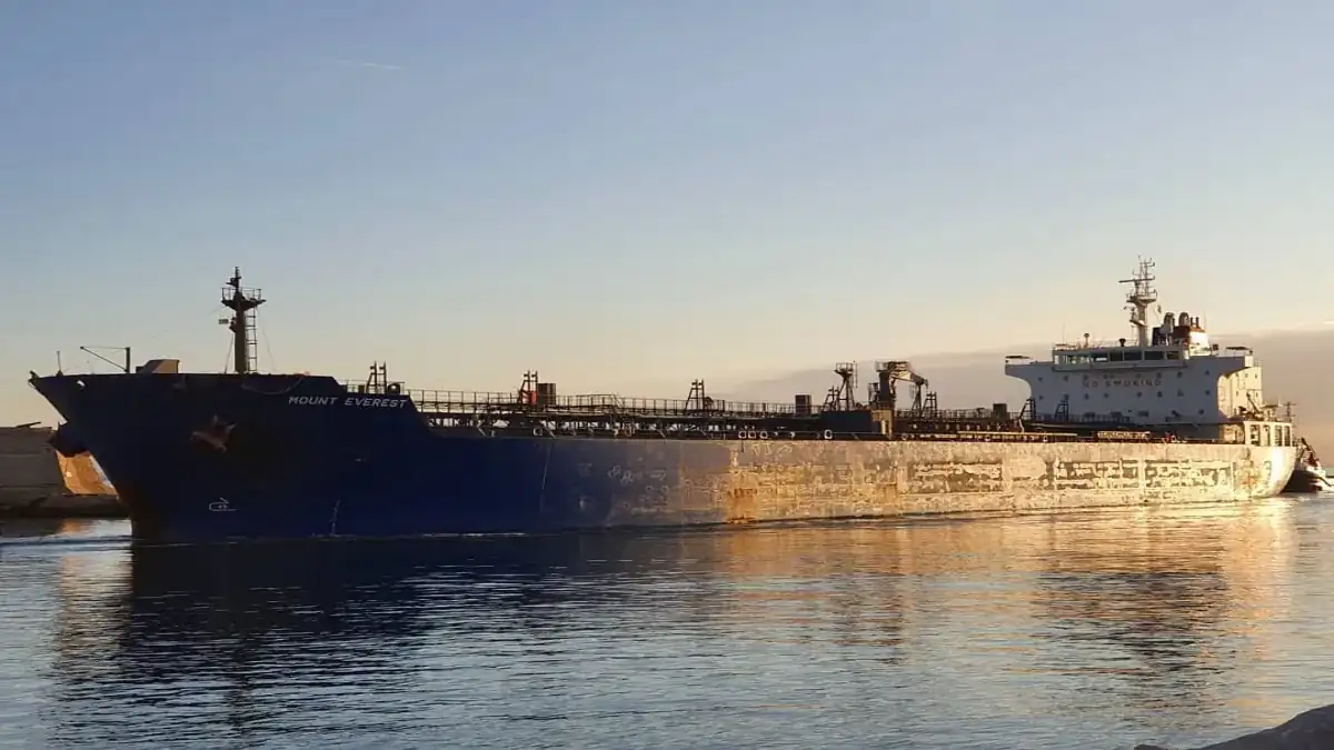 Archive photograph: Oil tanker in a 2019 archive photograph