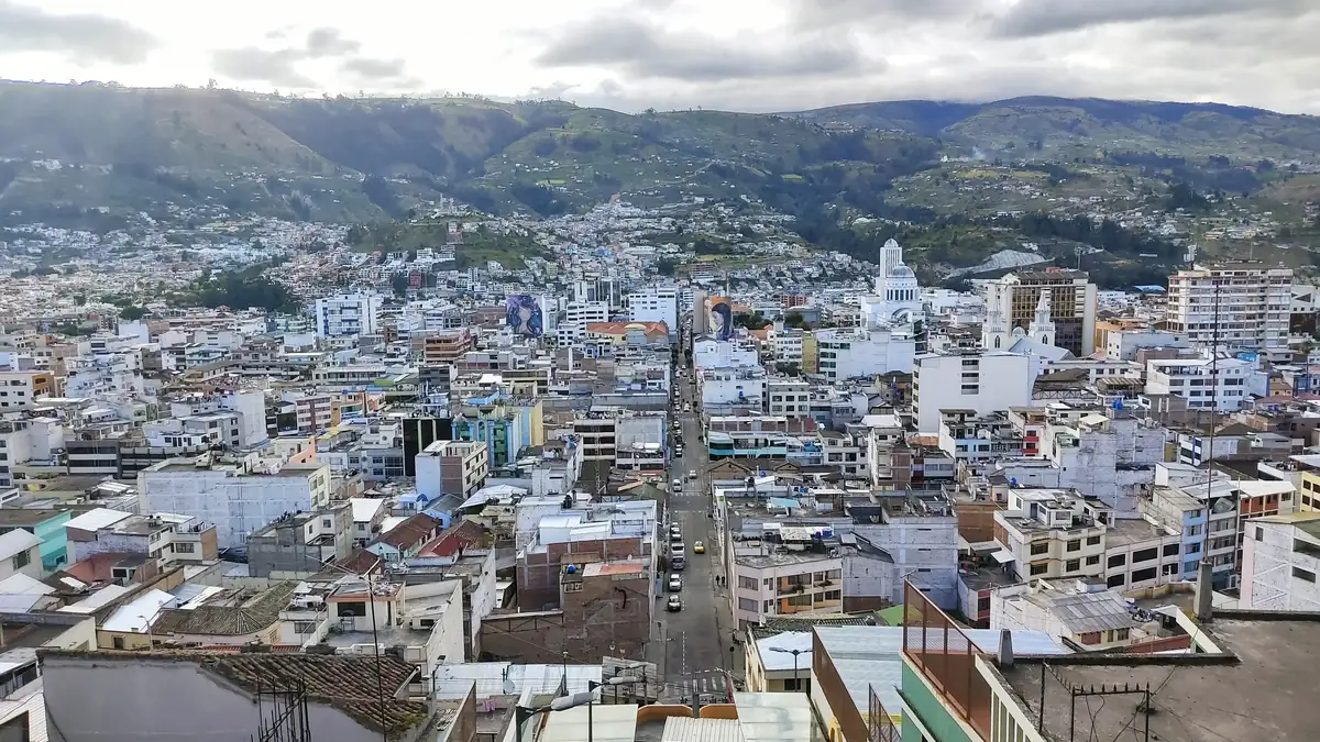 Ambato en 2021; fotografía de archivo, NO allanamiento