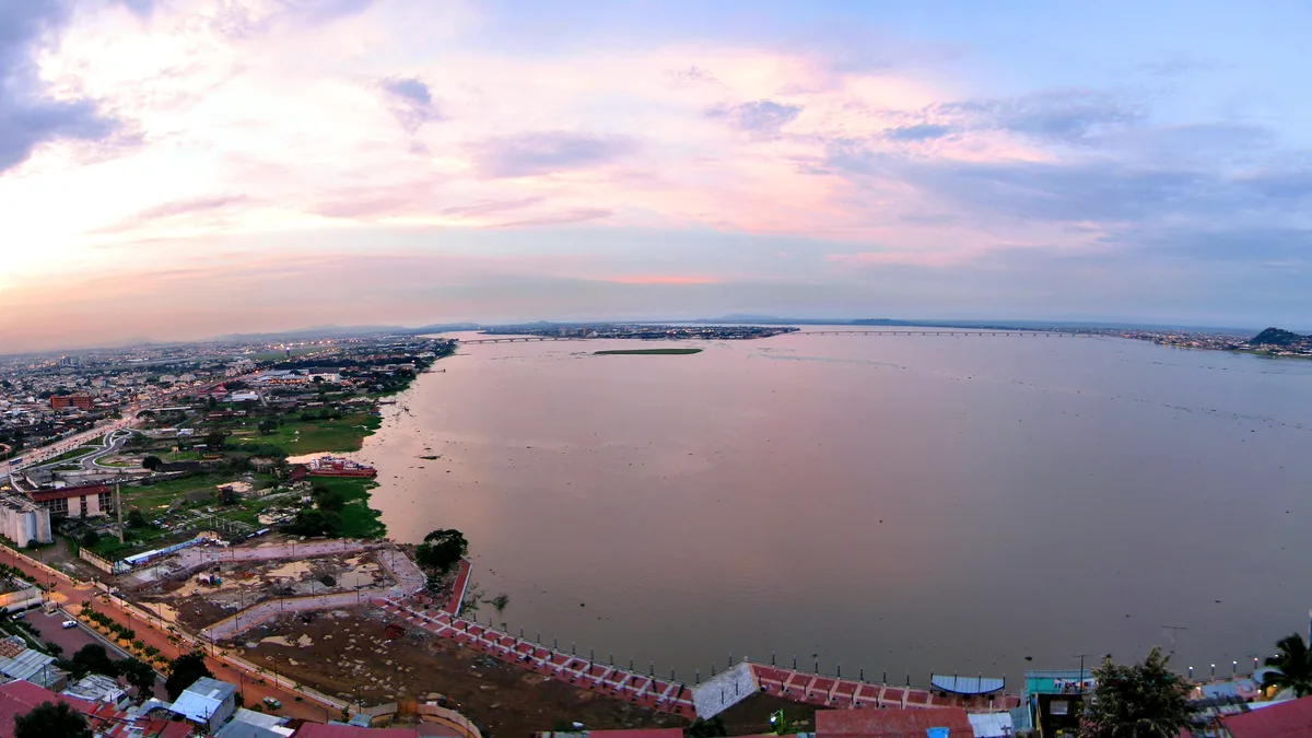 Guayaquil panorama from the Santa Ana lighthouse, 2008 archive